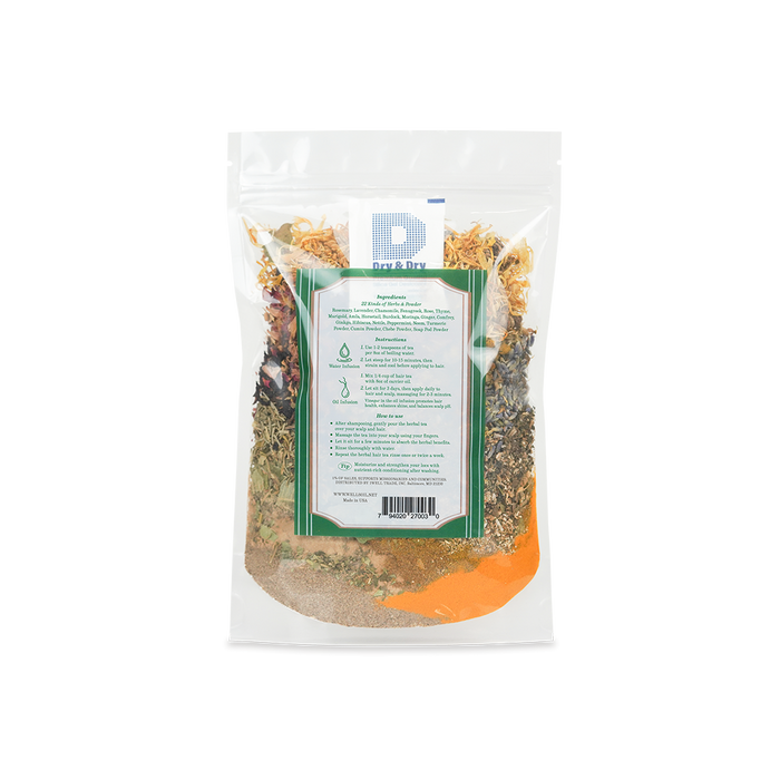 Well's Herb 22 Kinds Herbal Hair Tea | 4 oz.