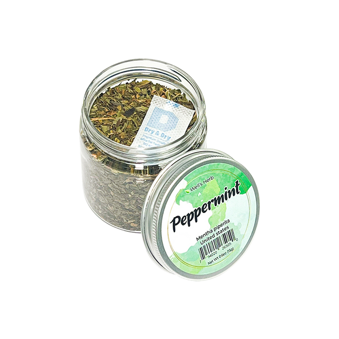 Well's Herb Dried Peppermint | 0.6 oz.