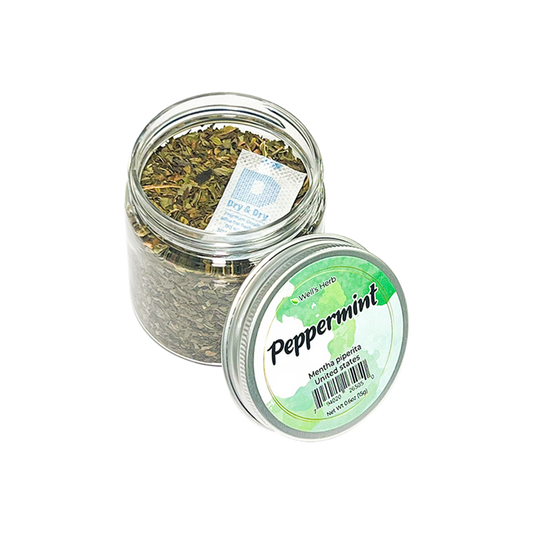 Well's Herb Dried Peppermint | 0.6 oz.