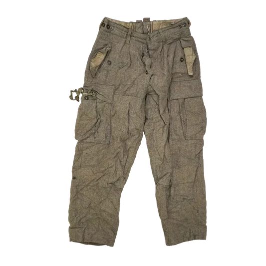 West German Wool Field Trousers - 166/78, Small - German Army Surplus - Combat Trousers
