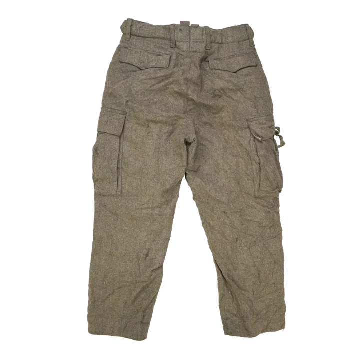 West German Wool Field Trousers - 166/78, Small - German Army Surplus - Combat Trousers