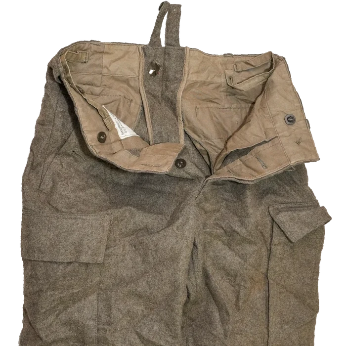 West German Wool Field Trousers - Medium - German Army Surplus - Combat Trousers