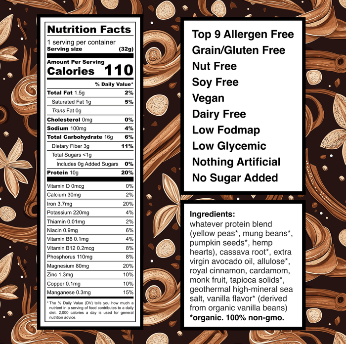 Whatever Foods | Cinnamon Crunch Protein Puffs - Whatever Foods - Living with Ivey