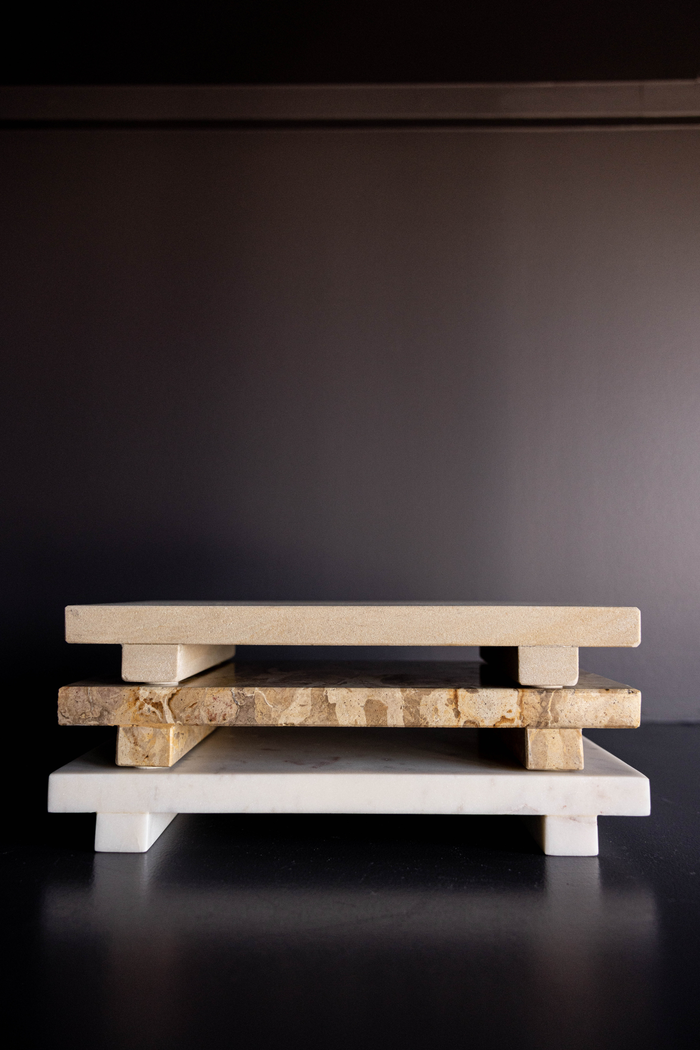 White Marble Trivet Riser - Magnolia Lane co. Home + Garden + Gift