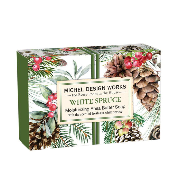 White Spruce Boxed Bar Soap