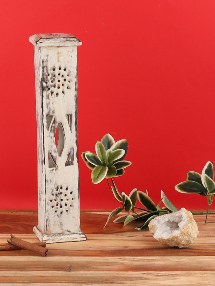 White Wash Incense Tower 12 | One Colour-Image 1