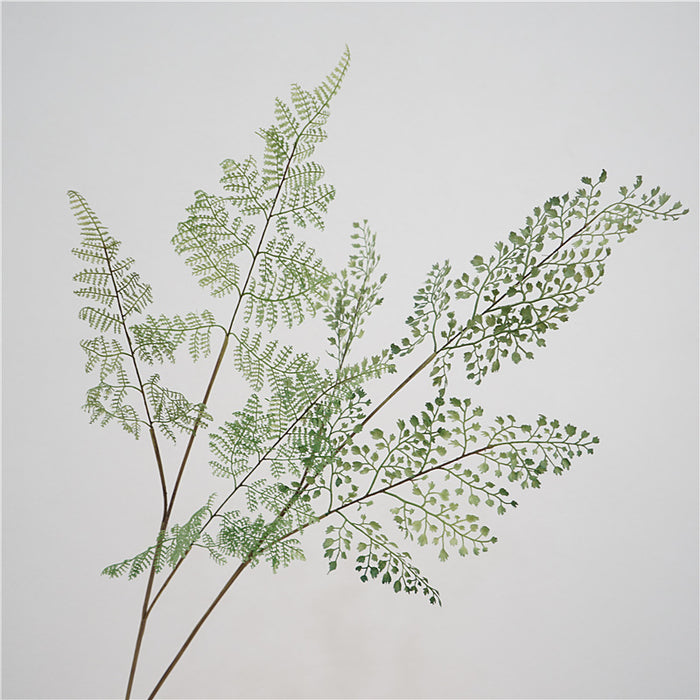 Wholesale Artificial Fern Greenery Plant Twig Forest Maidenhair Fern Stem 32 Inch
