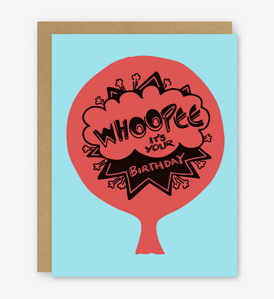 Whoopee Birthday Card