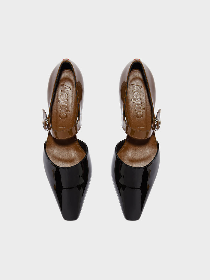 Yara Duo-Tone Mary-Jane Pumps