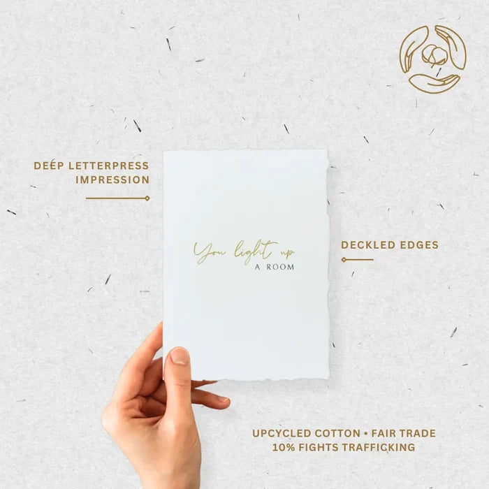 You light up a room- Greeting Card